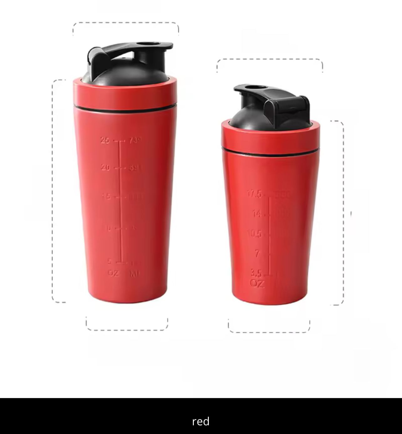 Simbuid Stainless Steel Protein Shaker Bottle – 500ml & 750ml | Leak-Proof | 4 Colors