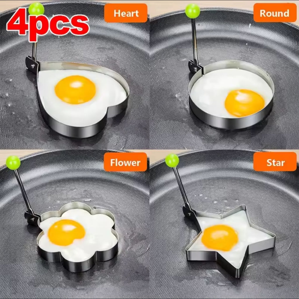 Stainless Steel Heart Egg & Pancake Mold Ring