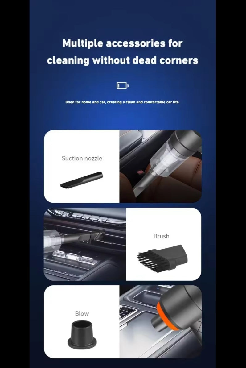 Car Vacuum Cleaner 2900000 Pa 4 In1 Powerful Clean Machine Wireless Blowing Suction Portable Vacuum Cleaner household 2026
