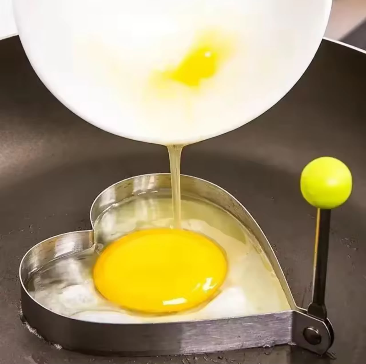 Stainless Steel Heart Egg & Pancake Mold Ring