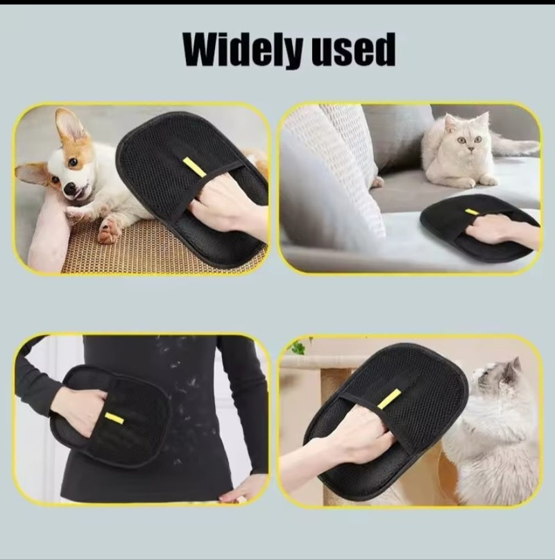 Reusable Pet Hair Remover Glove – Double-Sided Cleaning Brush for Cats & Dogs