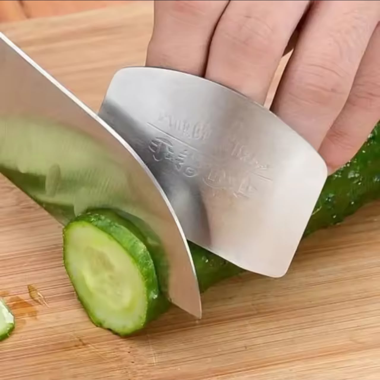 Stainless Steel Finger Protector – Kitchen Knife Cutting Safety Guard