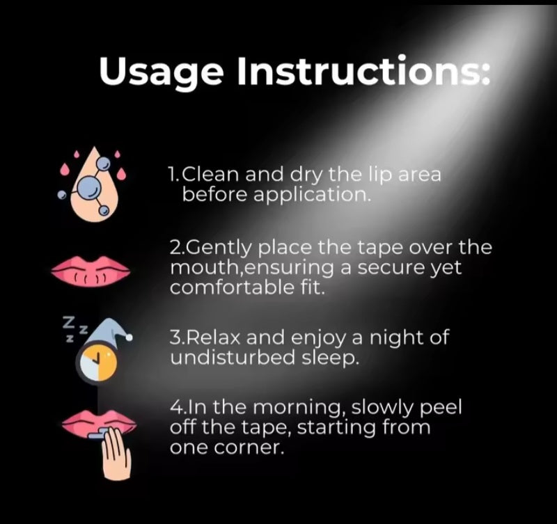 Anti Snoring Mouth Tape | Peaceful Sleep