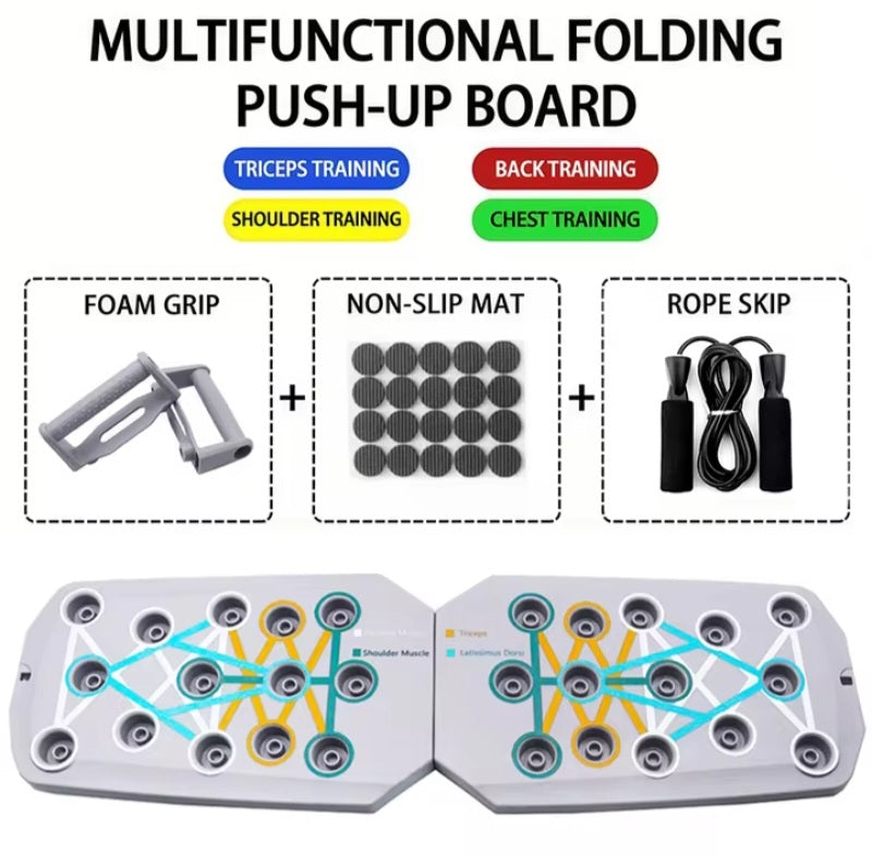Foldable Push-up Board Set