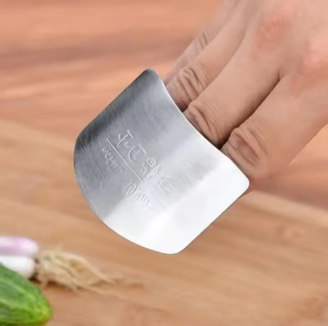 Stainless Steel Finger Protector – Kitchen Knife Cutting Safety Guard