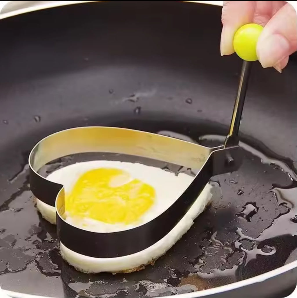 Stainless Steel Heart Egg & Pancake Mold Ring