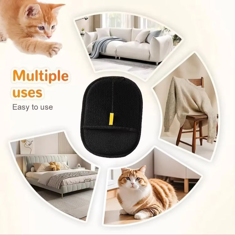 Reusable Pet Hair Remover Glove – Double-Sided Cleaning Brush for Cats & Dogs