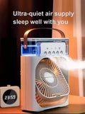 Portable USB Air Cooler Fan With Water Mist Spray ❄️💨 Mini Cooling Fan For Home & Office