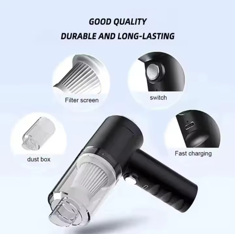 Car Vacuum Cleaner 2900000 Pa 4 In1 Powerful Clean Machine Wireless Blowing Suction Portable Vacuum Cleaner household 2026