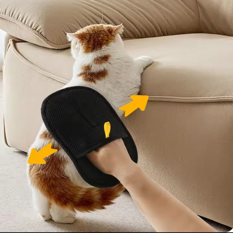 Reusable Pet Hair Remover Glove – Double-Sided Cleaning Brush for Cats & Dogs