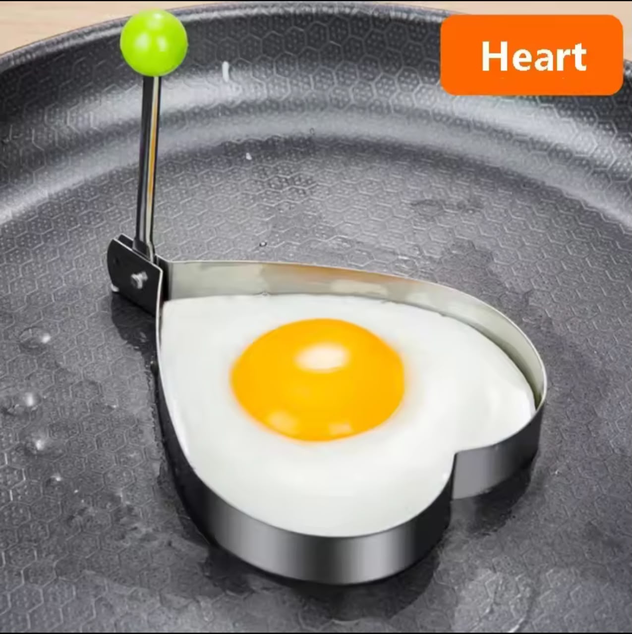 Stainless Steel Heart Egg & Pancake Mold Ring