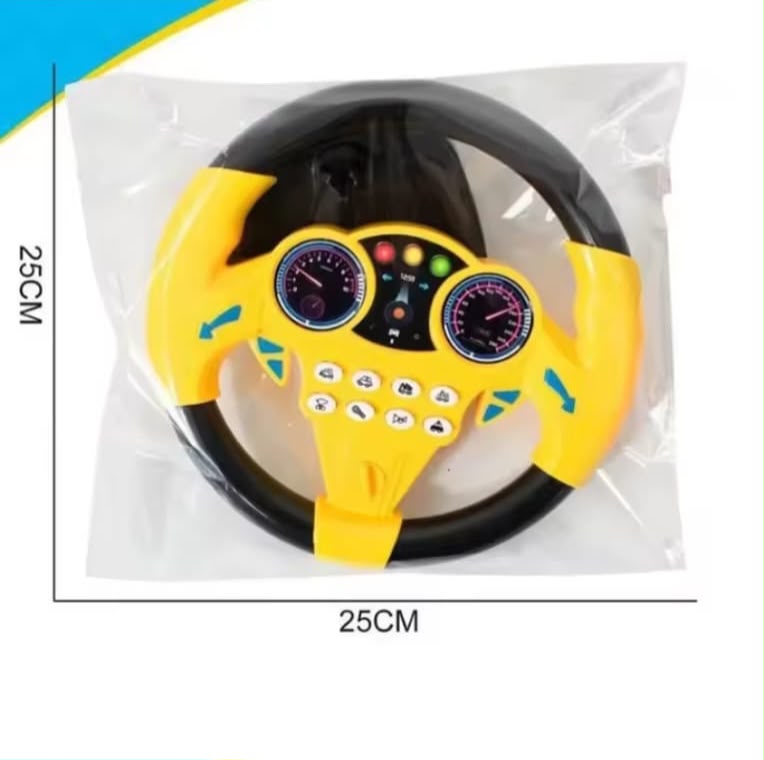 🚗 Kids Car Steering Wheel Toy | Real Driving Fun for Kids 😍