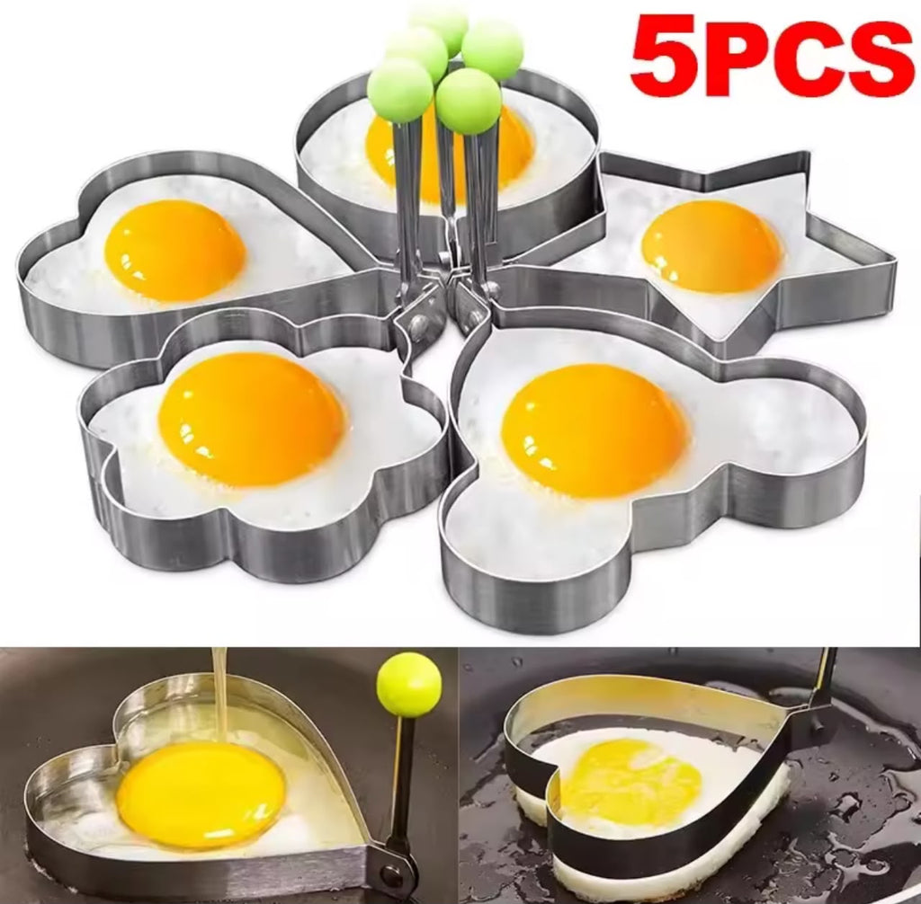 Stainless Steel Heart Egg & Pancake Mold Ring