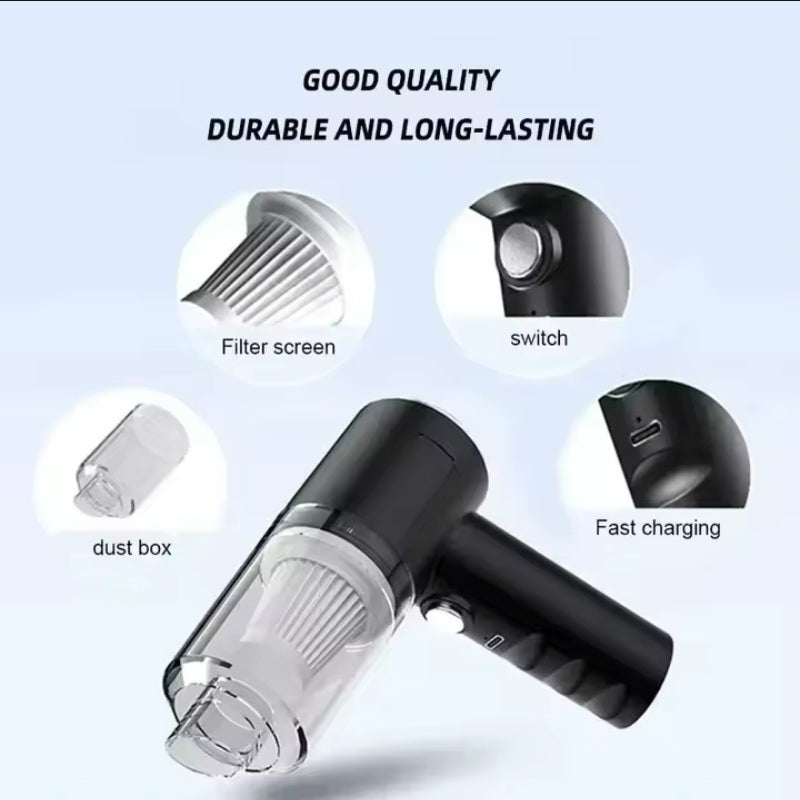 Car Vacuum Cleaner 2900000 Pa 4 In1 Powerful Clean Machine Wireless Blowing Suction Portable Vacuum Cleaner household 2026