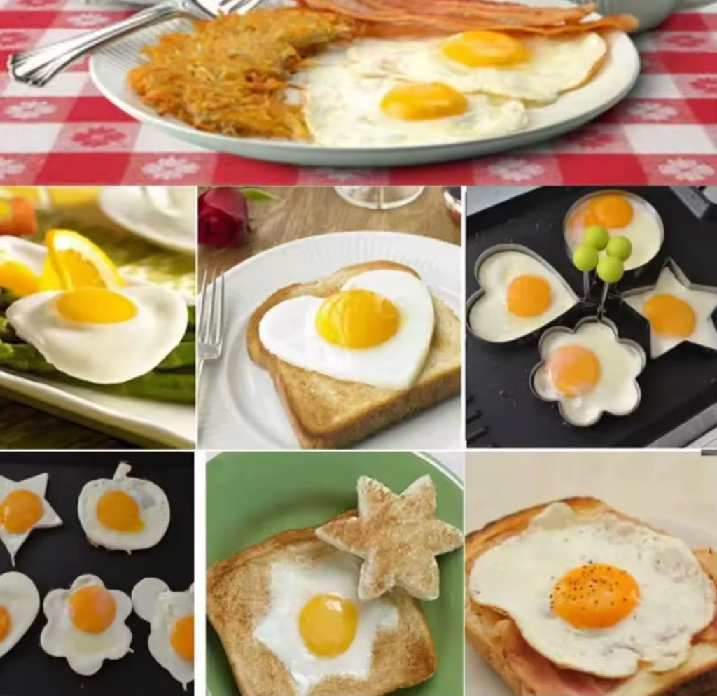 Stainless Steel Heart Egg & Pancake Mold Ring