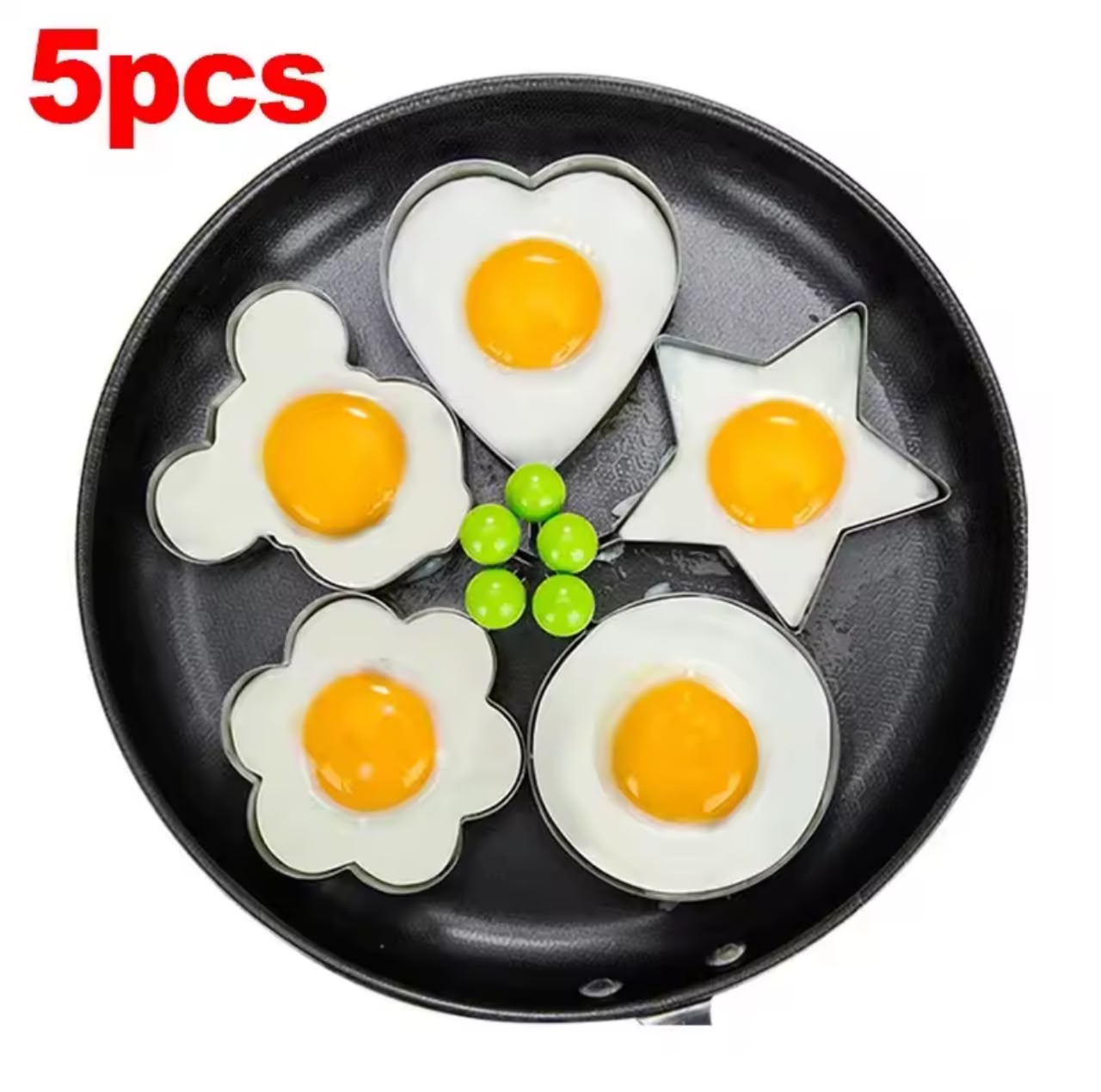 Stainless Steel Heart Egg & Pancake Mold Ring