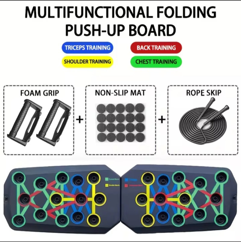 Foldable Push-up Board Set
